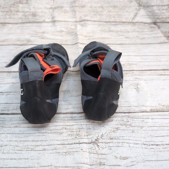 Five Ten Kirigami Climbing Shoes Black/Gray Orange Grip Rubber – Men’s 9.5 - Picture 3 of 9